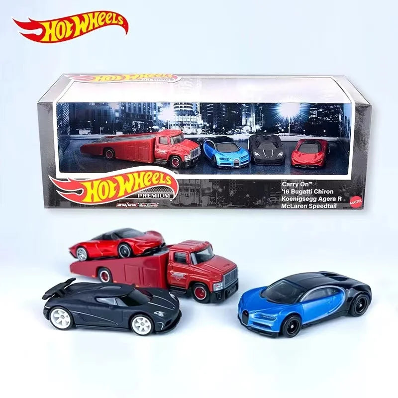 2022 Hot Wheels Premium Collector Set Assorted HCR52 BMV M Series Fleet Flyer BMV M2 M3 BMV M5 E39 BMW Garage Car Toy