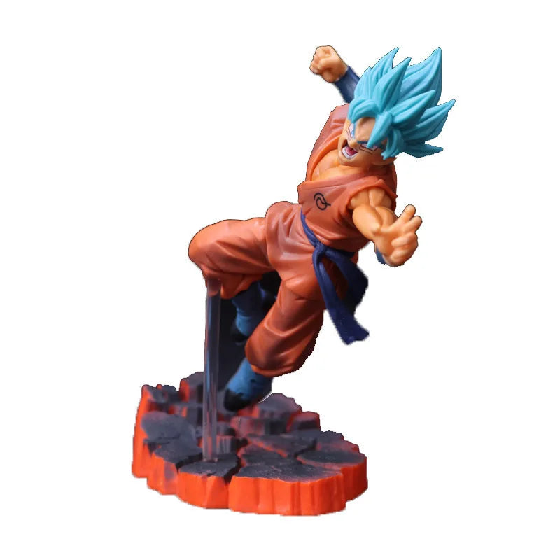 15cm BANDAI Anime Dragon Ball Super saiyan Goku PVC Action Figure Collectible Model Doll Toys Gift