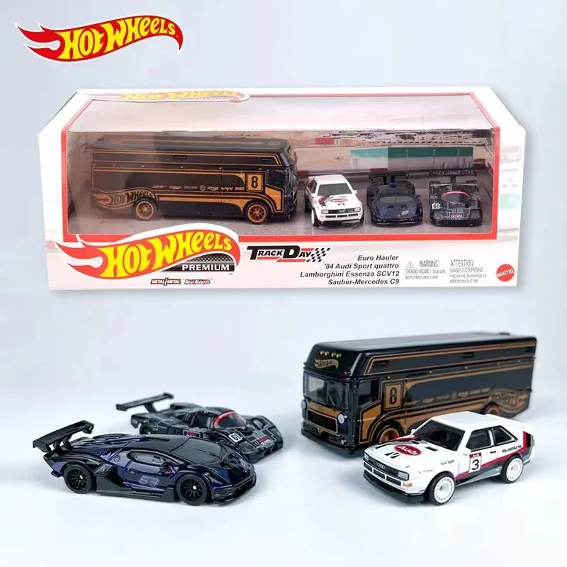 2022 Hot Wheels Premium Collector Set Assorted HCR52 BMV M Series Fleet Flyer BMV M2 M3 BMV M5 E39 BMW Garage Car Toy